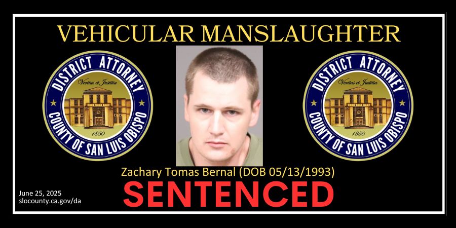 Booking Photo (03/15/2025) Zachary Tomas Bernal (DOB 05/13/1993)